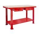 Établi 150 cm avec plateau MDF et 2 tiroirs MW Tools DER1500W