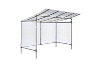 Procity - Abri vélos initial 6 places Gris - Aluminium &amp;amp; Polycarbonate - 2.45m - Montage Facile