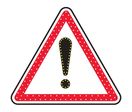 Panneau lumineux à leds danger A14