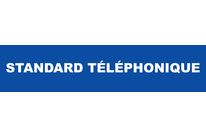 Panneau Standard téléphonique - Rigide 330x120mm - 4140377