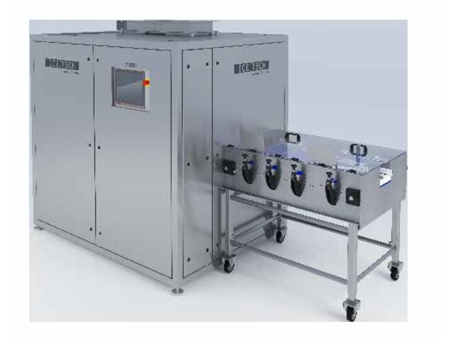 Pelletiseur de production de glace carbonique en tranche ou en bloc : R1000H