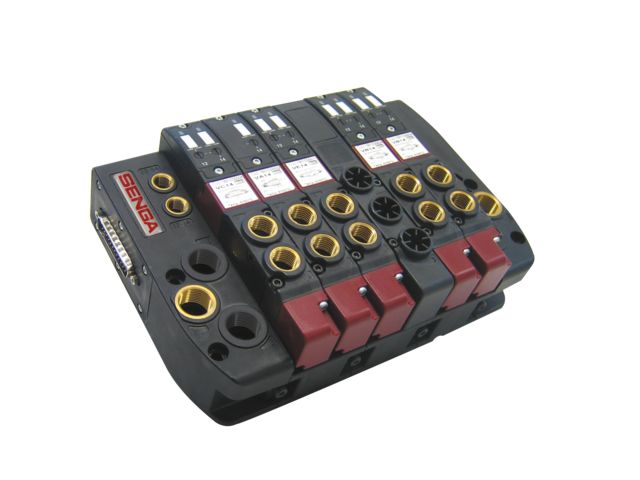Système de distribution modulaire à connexion multipolaire pour air comprimé - Série SIM 150