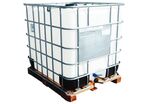Manutan Expert - Cuve de transport 1000L - Palette bois - Usage alimentaire - Reconditionnée et homologuée