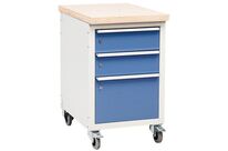 Desserte D'atelier Mobile 3 Tiroirs