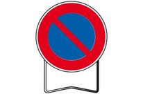Panneaux temporaire de prescription B6a1 Stationnement interdit