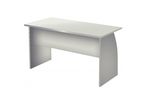 Bureau droit gris perle, 150 cm.