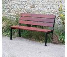 Banc public Silaos 1800 mm sans accoudoir