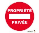 Panneau Sens interdit - Propriété privée - Novap