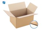 Caisse carton simple cannelure 600x400x400 