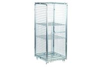 Manutan Expert - Roll Conteneur Sécurité 2 Étagères - 400 Kg - 1815mm H - Roulettes Polypropylène - 10 Ans Garantie