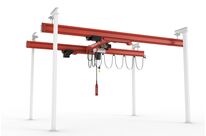 Ponts Roulants en acier pour poste de travail KBK jusqu&amp;#039;à 2T