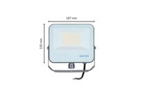 Projecteur LED 50W IP65 CCT - 3000K/4000K/6000K