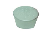 Bouton contemporain Bombé Ø 34 mm - Zamak perf. chromé mat