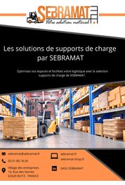 Catalogue Supports de charge SEBRAMAT