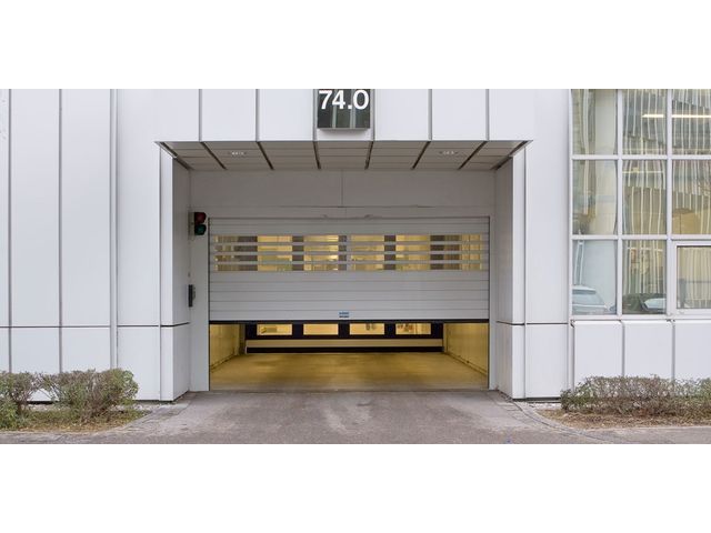 Porte industrielle à enroulement