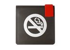 Plaquette de porte Défense de fumer - Europe design 95x95mm - 4270081