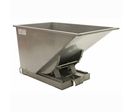 Benne basculante en acier inoxydable - Contenu 600 l - Capacité 1,5 t