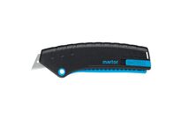 Martor - Couteau de sécurité Secunorm Mizar - Lame rétractable 15mm - Noir - Plastique renforcé - Coupe courante