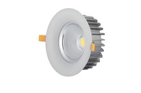 Downlight LED 60W COB encastrable 60° Ø230x128mm - Blanc Neutre 4000K - 5500K