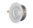Downlight LED 60W COB encastrable 60° Ø230x128mm - Blanc Neutre 4000K - 5500K
