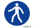 Panneau Utiliser le passage - Novap