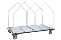Chariot modulaire tube 4 ridelles, 1960 x 1000 mm, 400 kg