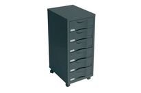 Modules 6 Tiroirs Anthracite L30xp39xh71 Cm