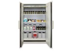 Armoires de stockage pour produits inflammables Série BBACMY11 Grise