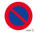 Panneau Défense de stationner - Novap