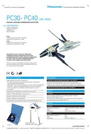 Catalogue PINCE SOUDEUSE THERMIQUE