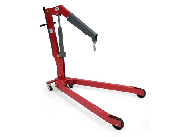 Grue d'atelier hydraulique - Capacité 500 kg - Hauteur maximale 2120 mm