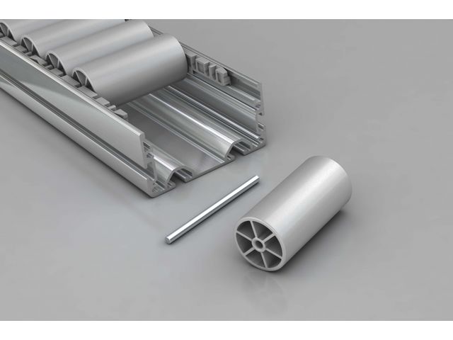 Galet D30-63, gris semblable RAL 7042