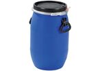 Manutan Expert - Fût Bleu 30L Homologué UN - Usage Alimentaire - Recyclable