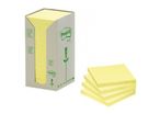 Notes Post-it recyclée Jaune 76 x 76 Lot de 16