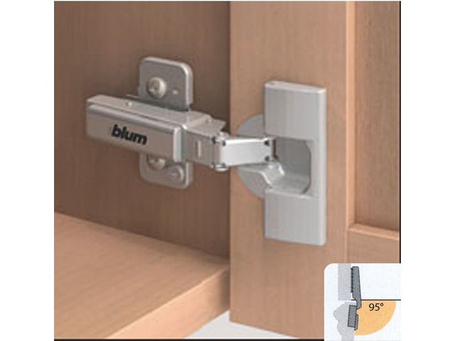 Porte applique épaisse - ouverture 95°