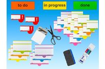 Système d’organisation pour ateliers Kanban Scrum Magnet | COROPLAN Scrum