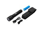 Stak - Lampe Torche LED Rechargeable Leopard - 2000 Lumens - 220m Portée - IPX7 - Noir