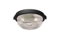 Plafonnier Étanche pour Ampoule E27 ø180 mm - Noir