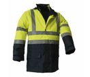 Parka de travail 4en1 haute visibilité jaune