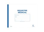 Registre Contrôle médical ELVE 24 x 32 cm
