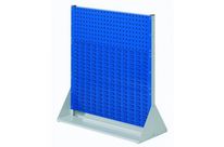 Rack à panneau format 3 double face 4xperfo+2xfentes RAL 7035 : RASTERPLAN