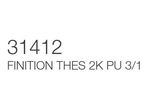 Laque de finition très haut extrait sec à base de résine acrylique THES 2K PU 3/1 | 31412 