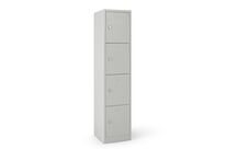 Vestiaire multicases 4 cases superposées standard - Larg. 400 mm