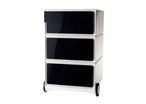 Caisson mobile easy 4 tiroirs, noir