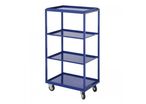 Desserte d'atelier Modèle 13 à tablettes droites RAL 5010 1315x700x485mm