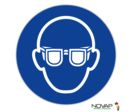 Panneau Lunettes de protection obligatoire - Novap