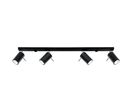 Plafonnier 4 Spots Orientables pour Ampoule GU10 - Blanc