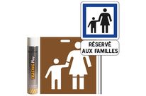 Pack signalisation place de parking famille
