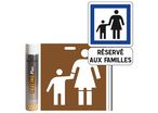 Pack signalisation place de parking famille