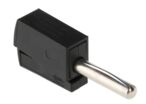 Raccordement électrique basse tension | Fiche banane mâle 4 mm WAGO noire